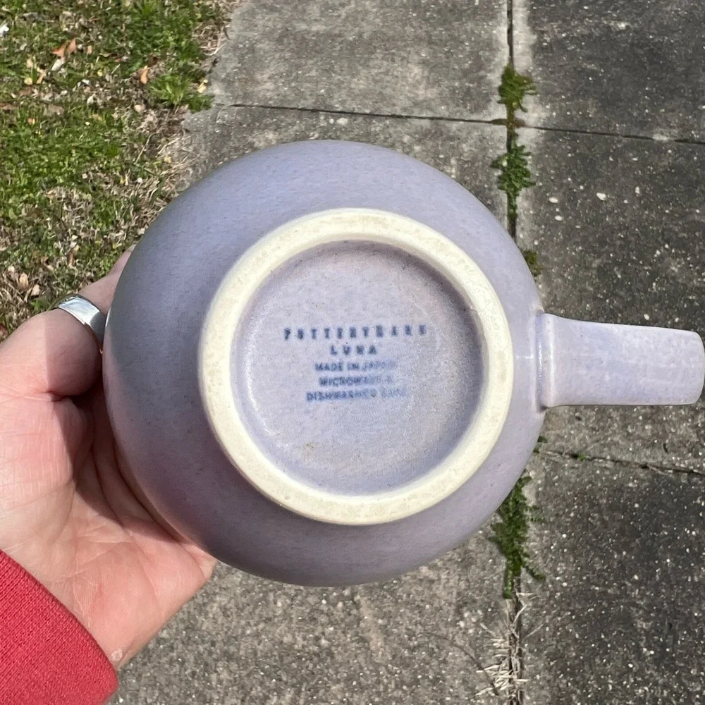 Pottery Barn Luna Mug In Bahama Blue 20 oz